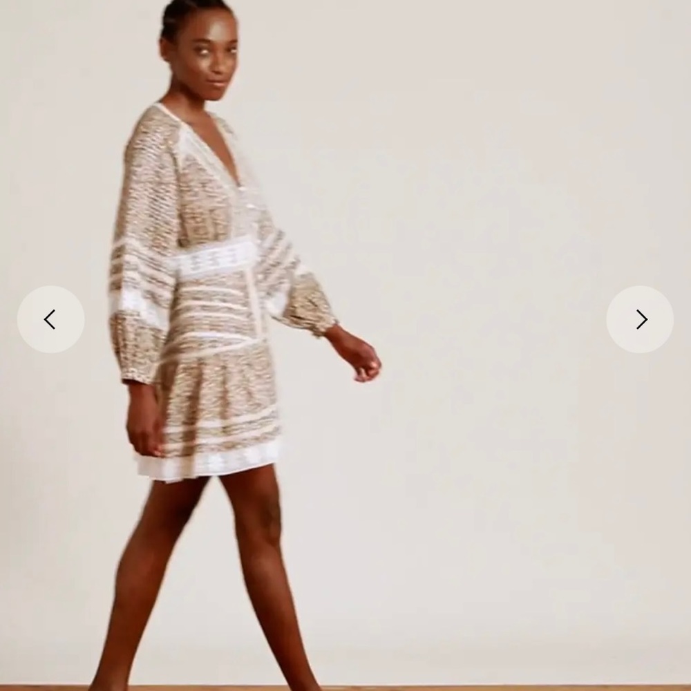 Veronica beard flower bohemian dress mini